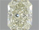 Natural Diamond 1.38 Carats, Radiant with  Cut, N Color, VS1 Clarity and Certified by GIA