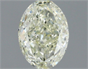 Natural Diamond 0.73 Carats, Oval with  Cut, N Color, VS2 Clarity and Certified by GIA