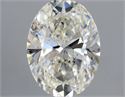 Natural Diamond 1.01 Carats, Oval with  Cut, J Color, SI2 Clarity and Certified by GIA