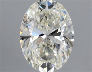 Picture of Natural Diamond 1.01 Carats, Oval with  Cut, J Color, SI2 Clarity and Certified by GIA