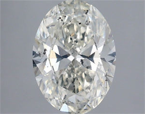 Picture of Natural Diamond 1.51 Carats, Oval with  Cut, I Color, SI2 Clarity and Certified by GIA