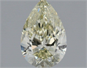 Natural Diamond 0.91 Carats, Pear with  Cut, N Color, SI1 Clarity and Certified by GIA