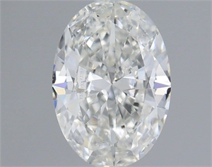Picture of Natural Diamond 0.56 Carats, Oval with  Cut, G Color, SI1 Clarity and Certified by IGI