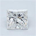 Diamante Natural 1.91 quilates, Princesa , Color E, claridad SI2 y certificado GIA
