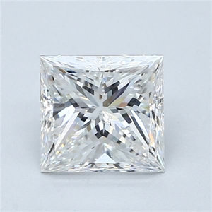Foto Diamante Natural 1.91 quilates, Princesa , Color E, claridad SI2 y certificado GIA de