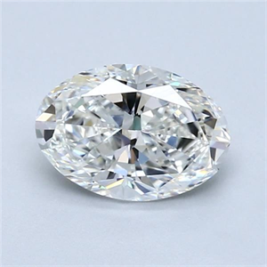 Picture of Natural Diamond 1.21 Carats, Oval with  Cut, G Color, VVS1 Clarity and Certified by GIA