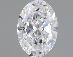 Picture of Natural Diamond 0.42 Carats, Oval with  Cut, D Color, IF Clarity and Certified by GIA