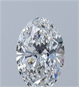Diamante Natural 0.90 quilates, Ovalado , Color F, claridad VVS1 y certificado GIA
