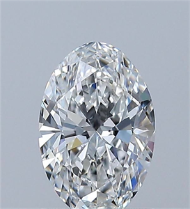 Foto Diamante Natural 0.90 quilates, Ovalado , Color F, claridad VVS1 y certificado GIA de