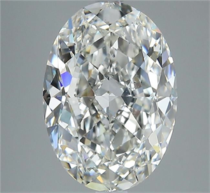 Foto Diamante Natural 4.01 quilates, Ovalado , Color H, claridad SI1 y certificado GIA de