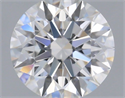 Diamante Natural 0.61 quilates, Redondo , Color F, claridad VVS1 y certificado GIA
