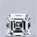 Natural Diamond 0.51 Carats, Asscher with  Cut, G Color, VVS1 Clarity and Certified by GIA