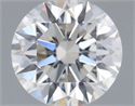 Natural Diamond 0.41 Carats, Round with Excellent Cut, G Color, IF Clarity and Certified by GIA