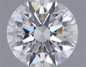 Foto Diamante Natural 0.41 quilates, Redondo , Color E, claridad VVS1 y certificado GIA de