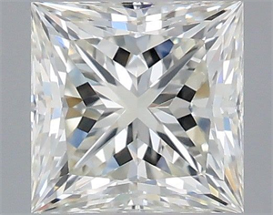 Picture of Natural Diamond 0.79 Carats, Princess with  Cut, H Color, VVS1 Clarity and Certified by IGI