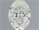 Natural Diamond 0.54 Carats, Oval with  Cut, I Color, VS1 Clarity and Certified by IGI