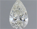 Natural Diamond 0.56 Carats, Pear with  Cut, H Color, VVS2 Clarity and Certified by IGI