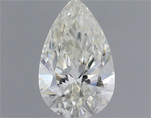 Picture of Natural Diamond 0.56 Carats, Pear with  Cut, H Color, VVS2 Clarity and Certified by IGI