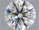 Natural Diamond 0.70 Carats, Round with Excellent Cut, I Color, VS1 Clarity and Certified by GIA