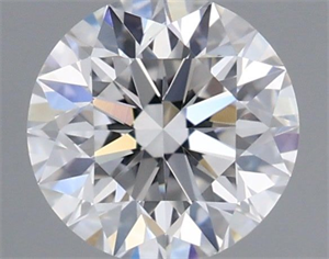 Picture of Natural Diamond 0.44 Carats, Round with Excellent Cut, E Color, VVS2 Clarity and Certified by GIA