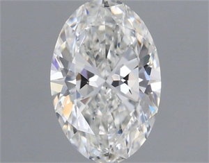 Picture of Natural Diamond 0.51 Carats, Oval with  Cut, G Color, SI1 Clarity and Certified by GIA