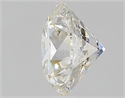 Natural Diamond 1.20 Carats, Round with Excellent Cut, H Color, I1 Clarity and Certified by GIA