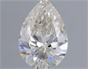 Natural Diamond 0.51 Carats, Pear with  Cut, J Color, SI1 Clarity and Certified by GIA
