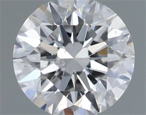 Foto Diamante Natural 0.50 quilates, Redondo , Color E, claridad SI2 y certificado GIA de