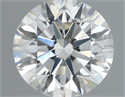 Natural Diamond 1.02 Carats, Round with Excellent Cut, I Color, VS1 Clarity and Certified by IGI
