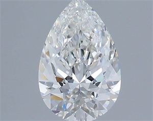 Picture of Natural Diamond 0.52 Carats, Pear with  Cut, G Color, VVS1 Clarity and Certified by GIA