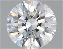 Natural Diamond 2.00 Carats, Round with Excellent Cut, H Color, VVS1 Clarity and Certified by GIA