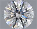 Natural Diamond 1.70 Carats, Round with Excellent Cut, G Color, VVS1 Clarity and Certified by GIA