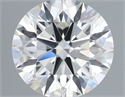 Diamante Natural 0.80 quilates, Redondo , Color I, claridad VVS1 y certificado GIA
