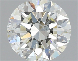 Picture of Natural Diamond 1.00 Carats, Round with Excellent Cut, K Color, SI1 Clarity and Certified by IGI