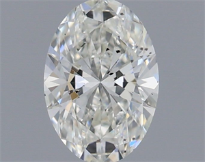 Picture of Natural Diamond 0.42 Carats, Oval with  Cut, J Color, SI2 Clarity and Certified by GIA