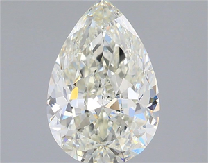 Picture of Natural Diamond 1.51 Carats, Pear with  Cut, I Color, VS2 Clarity and Certified by IGI