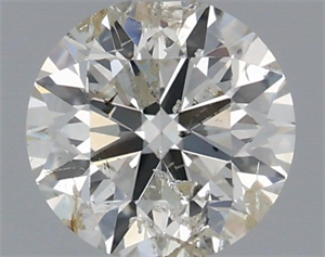 Picture of Natural Diamond 0.70 Carats, Round with Excellent Cut, J Color, I1 Clarity and Certified by IGI