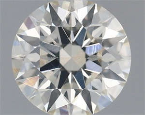 Picture of Natural Diamond 0.44 Carats, Round with Excellent Cut, L Color, VS1 Clarity and Certified by IGI