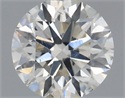 Natural Diamond 0.40 Carats, Round with Excellent Cut, H Color, SI1 Clarity and Certified by IGI