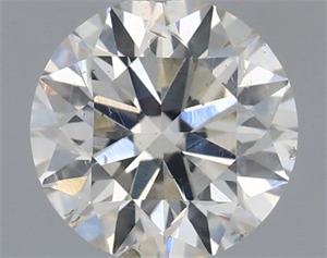 Picture of Natural Diamond 0.40 Carats, Round with Excellent Cut, H Color, SI1 Clarity and Certified by IGI