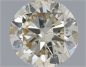Natural Diamond 0.90 Carats, Round with Very Good Cut, L Color, SI2 Clarity and Certified by IGI