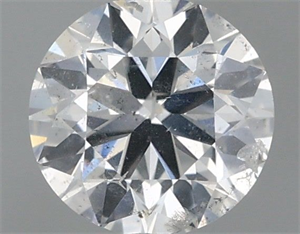 Picture of Natural Diamond 0.70 Carats, Round with Very Good Cut, F Color, SI2 Clarity and Certified by IGI