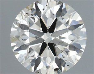 Picture of Natural Diamond 0.90 Carats, Round with Excellent Cut, J Color, SI2 Clarity and Certified by IGI