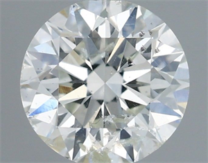 Picture of Natural Diamond 0.90 Carats, Round with Excellent Cut, F Color, I1 Clarity and Certified by IGI