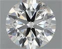 Natural Diamond 0.90 Carats, Round with Excellent Cut, H Color, SI2 Clarity and Certified by IGI