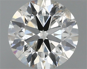 Picture of Natural Diamond 0.90 Carats, Round with Excellent Cut, H Color, SI2 Clarity and Certified by IGI