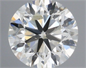 Natural Diamond 0.40 Carats, Round with Very Good Cut, H Color, SI2 Clarity and Certified by IGI