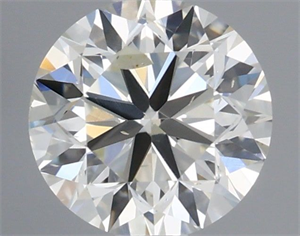 Picture of Natural Diamond 0.40 Carats, Round with Very Good Cut, H Color, SI2 Clarity and Certified by IGI