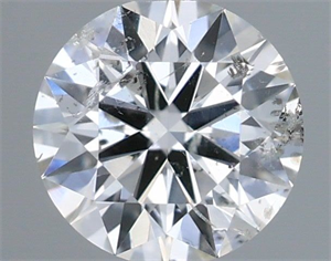 Picture of Natural Diamond 0.40 Carats, Round with Excellent Cut, E Color, SI2 Clarity and Certified by IGI