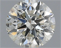 Natural Diamond 1.00 Carats, Round with Excellent Cut, I Color, I1 Clarity and Certified by IGI